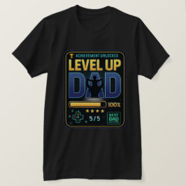 Level-Up-Vater-Gaming-T - Shirt | Unverschlossene 