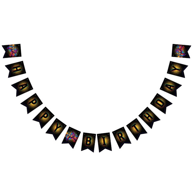 Level-Up-Video-Game-Controller Wimpelkette (Alle)