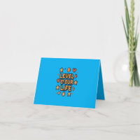 "Level Up Your Life" - Pixel Art Motivierend Desi