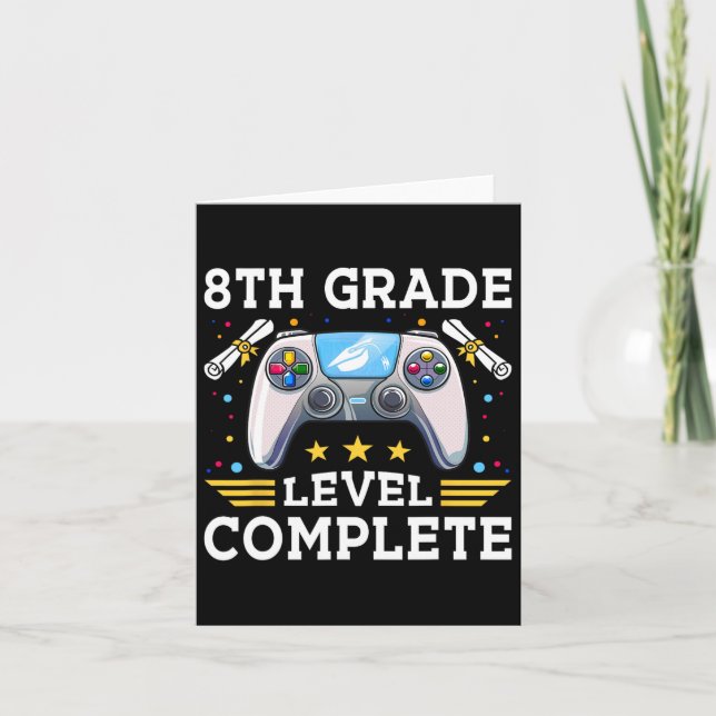 Level vollständige Gamer Kids Cl of 2025 Boy Karte (Vorderseite)