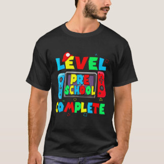Level Vorschule Komplett Letzter Schultag Video  T-Shirt
