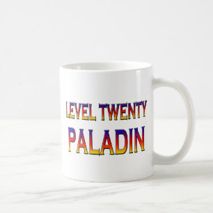 Level zwanzig Paladin Kaffeetasse
