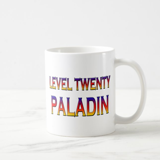 Level zwanzig Paladin Kaffeetasse (Rechts)