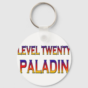 Level zwanzig Paladin Schlüsselanhänger