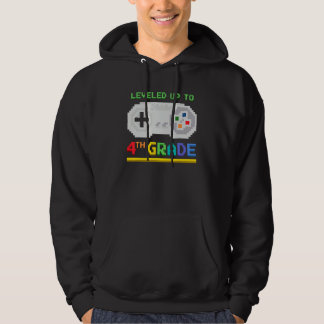 Leveled Up To 4th Grade Video Game Controller Game Hoodie