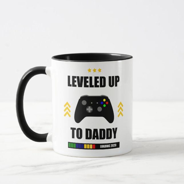Leveled Up To Daddy Mug (Gauche)