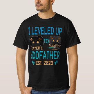 Leveled Up To Godfather 2023, New Godfather Gaming T-Shirt