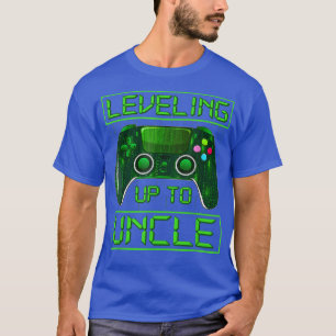 Leveling Up To Uncle Level Unlocked Gamer Uncle Gi T-Shirt
