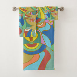 Levels of Transformation Badhandtuch Set