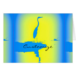 lever de soleil bleu de héron