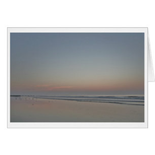 Lever de soleil, bord de mer--Photographie d'océan