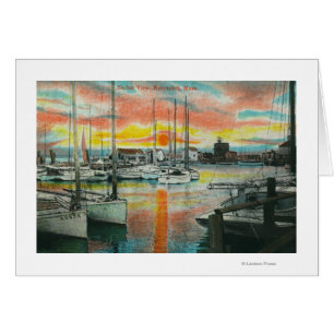 Lever de soleil dans le port