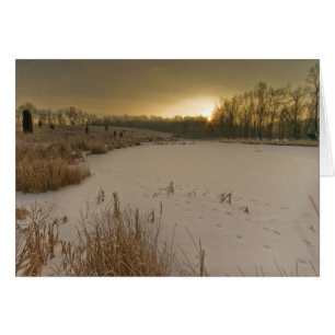 Lever de soleil d'hiver de Gorman