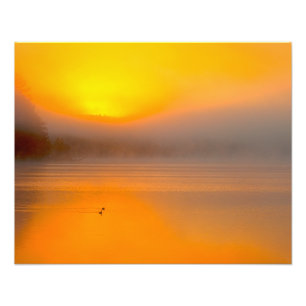 Lever de soleil d'Ombre brillant sur la photo de