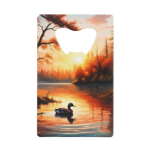 Lever de soleil sur le lac (Devant)