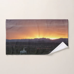 Lever de soleil sur le paysage de St. George Utah