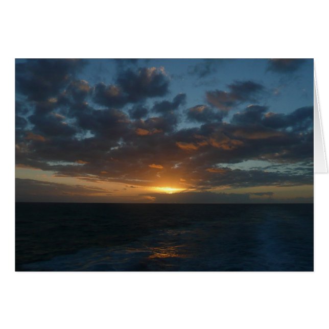 Lever du soleil à Sea II Ocean Seascape (Devant horizontal)