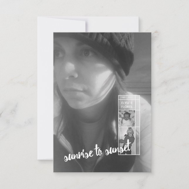 lever du soleil au coucher du soleil invitations f (Devant)