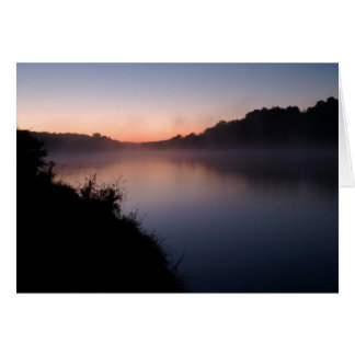 Lever du soleil au lac Shenandoah