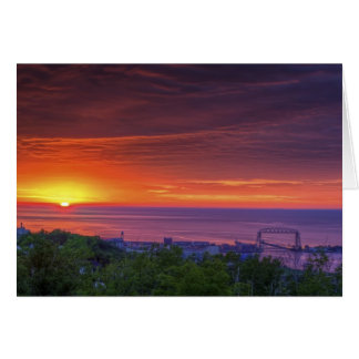 Lever du soleil de Duluth