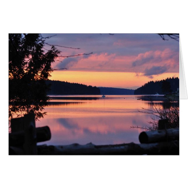 Lever du soleil du passage de la rivière Pickering (Devant horizontal)