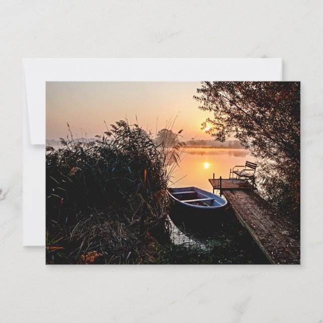 Lever du soleil - Vivre la bonne vie Carte de bill (Devant)