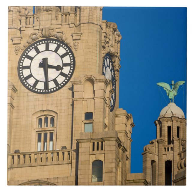 Lever Gebäude, Liverpool, Merseyside, England Fliese (Vorderseite)