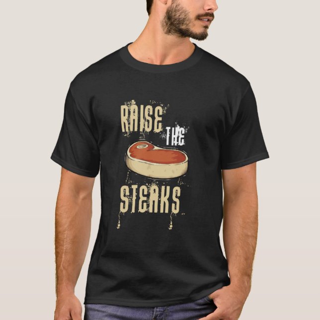 Lever Le T-shirt Des Steaks (Devant)