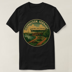 Leverkusen Deutschland Flussufer T-Shirt