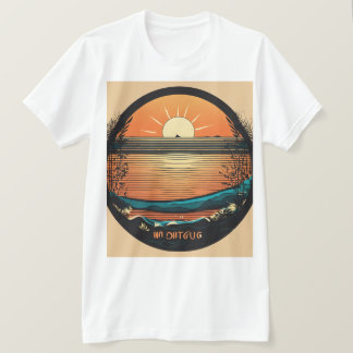 "Levez et brille : T-shirt homme Sunrise Outliner"