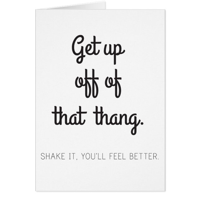 Levez-vous de ce thang (Devant)