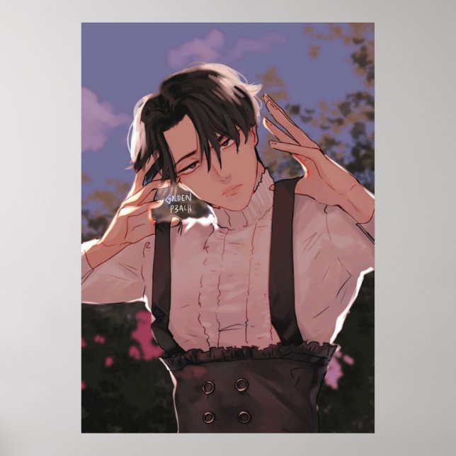 Levi Ackerman By Golden Peach Poster (Vorne)