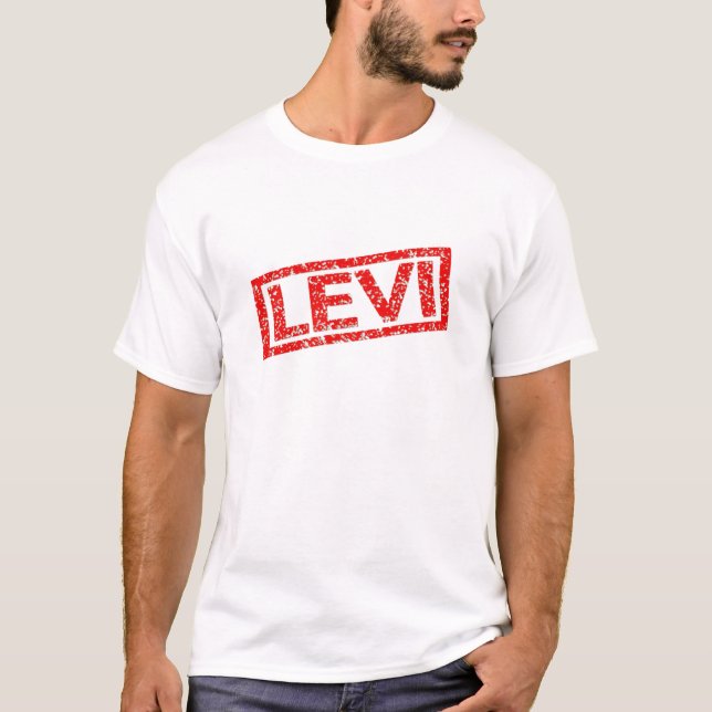 Levi-Briefmarke T-Shirt (Vorderseite)