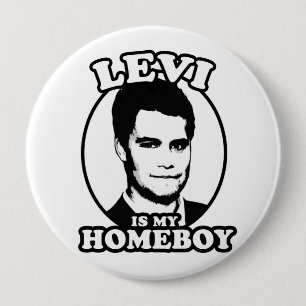 Levi ist mein Homeboy Button