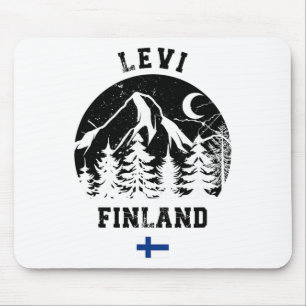 Levi Lapland Ski Resort Finnland Skigebiet Alpin Mousepad