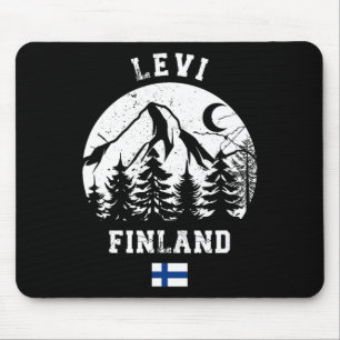 Levi Lapland Ski Resort Finnland Skigebiet Alpin Mousepad