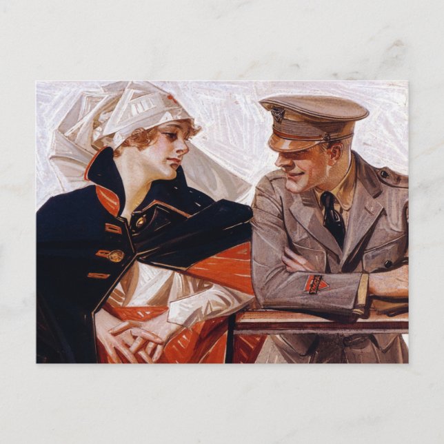 Leviathan, 1918 von Joseph Christlich Leyendecker Postkarte (Vorderseite)