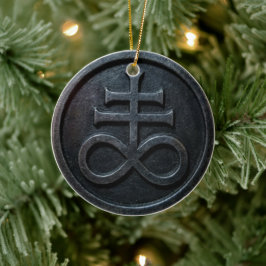 Leviathan Cross Keramik Ornament