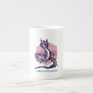 Leviathan-Drache-Tasse Prozellantasse