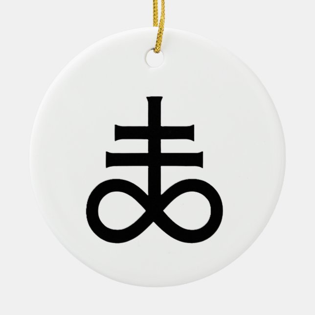 Leviathan-Kreuz Keramik Ornament (Vorne)