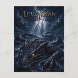 Leviathan Mitternachts-Ozean Dark Cinema Postkarte