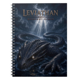Leviathan Mitternachts-Ozean-Dunkel-Kino Notizblock