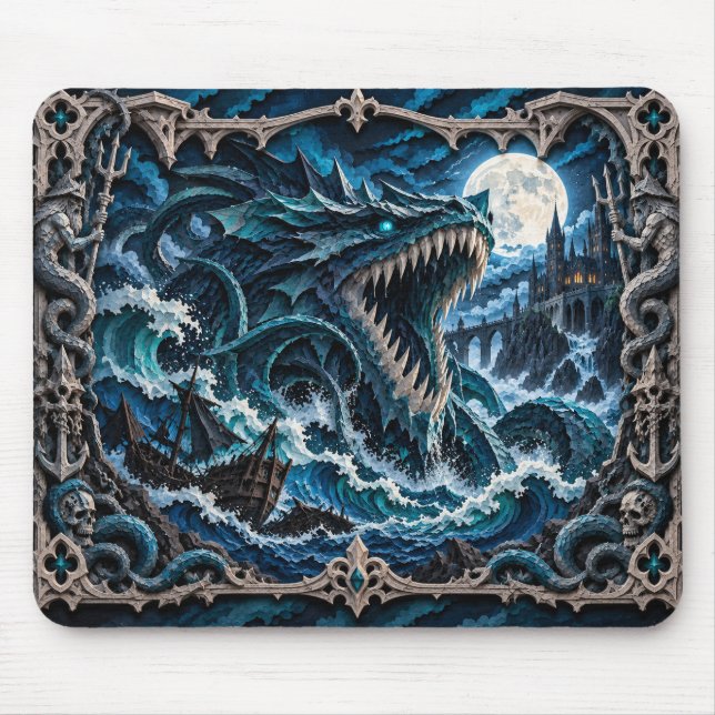 Leviathan, Paper Cut Monster Mousepad (Vorne)