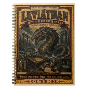 Leviathan, Vintage-Zirkusmonster Notizblock