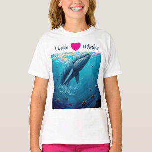 Leviathans Flug in die Freiheit – Surrealer Wal Ku T-Shirt