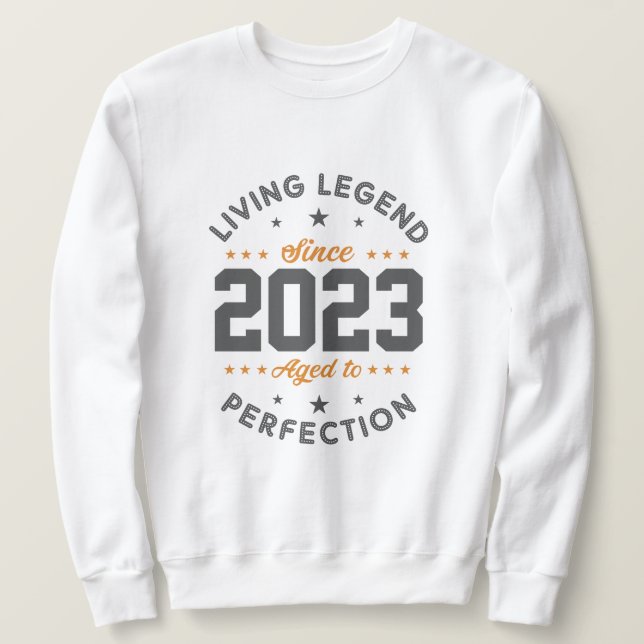 Leving Legend Classic individuell angepasst Sweatshirt (Design vorne)