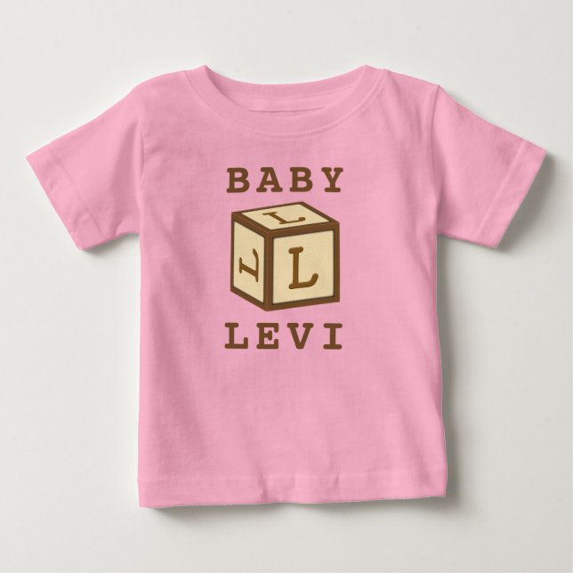 Levi's Name auf amerikanischem Apparel Baby T-shirt (Vorderseite)