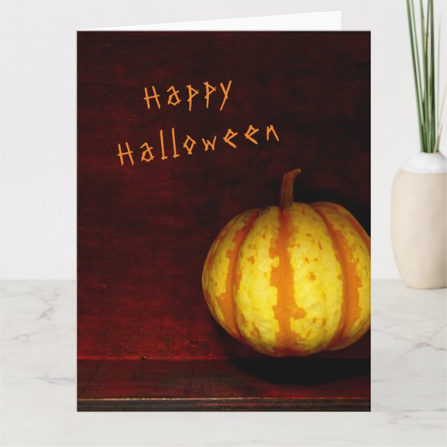 Levitate Pumpkin - Stillleben Karte (Vorderseite)