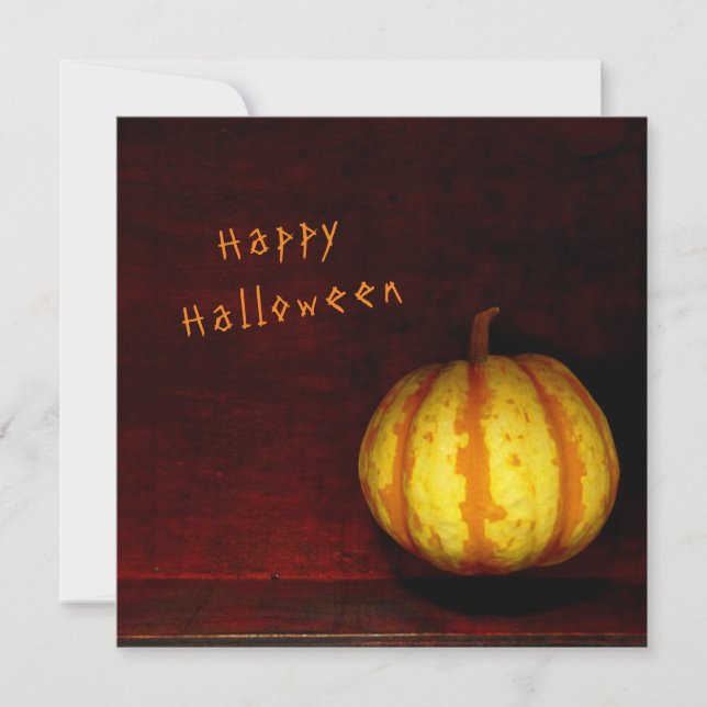 Levitate Pumpkin - Stillleben Karte (Vorderseite)