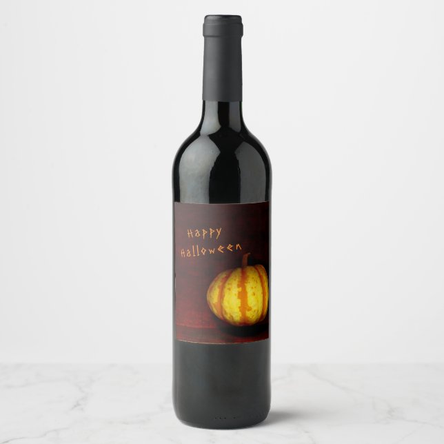 Levitate Pumpkin - Stillleben Weinetikett (Vorderseite)